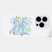 正義すごいのために戦うDCヒーローガールズ Case-Mate iPhoneケース (裏面 (横))