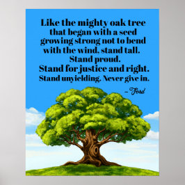 正義と右のポスター ポスター