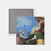 正義と平和の間に位置するヴェネツィア マグネット (正面/裏面)