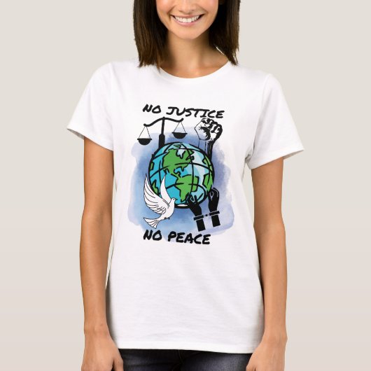 正義と平和 Tシャツ (正面)