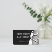 正義のあるDecoの暗い女性 名刺 (スタンド正面)