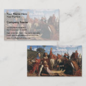 正義のために誓うウィリアムの追跡Rienzi 名刺 (正面/裏面)