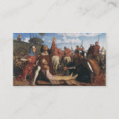 正義のために誓うウィリアムの追跡Rienzi 名刺 (裏面)