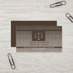 正義のはかりで測られる弁護士 名刺
