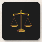 正義のはかりで測られる コースター (正面)