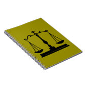 正義のはかりで測られる ノートブック (右側)