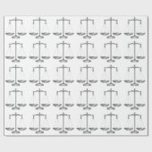 正義のはかりで測られる ラッピングペーパー (フラット)