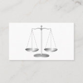 正義のはかりで測られる 名刺 (裏面)