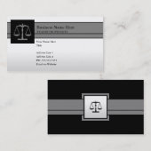 正義のはかりで測られる 名刺 (正面/裏面)