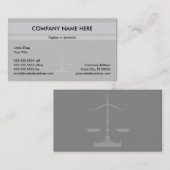 正義のオフィス 名刺 (正面/裏面)