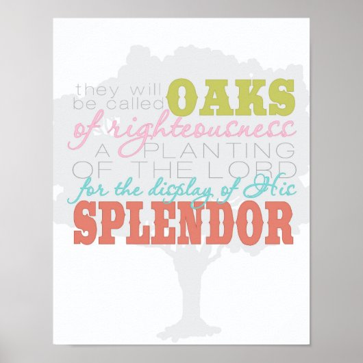 正義のオークのポスタープリント(カーニバル) ポスター (正面)