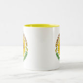 正義のコーヒーカップのマグのための人々の気候3月 ツートーンマグカップ (中央)