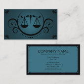 正義のスケールの洗練 名刺 (正面/裏面)
