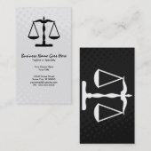 正義のスケール 名刺 (正面/裏面)
