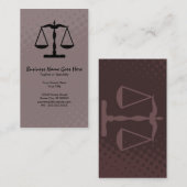 正義のスケール 名刺 (正面/裏面)