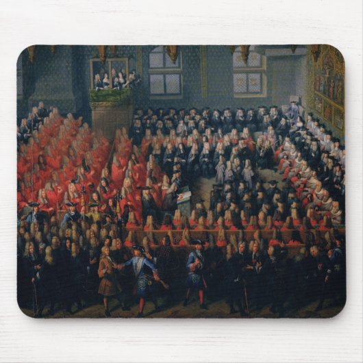 正義のベッドはParlement deパリで握りました マウスパッド (正面)