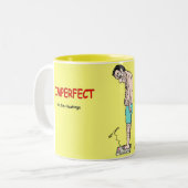 正義のマグのスケール ツートーンマグカップ (正面左)