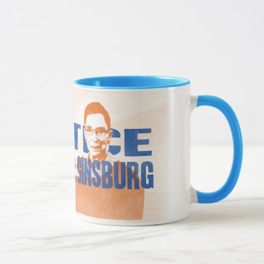 正義のマグ。  ルースBader "Badass" Ginsburg マグカップ (右)