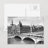 正義のヴィンテージのパリの写真宮殿 ポストカード (正面/裏面)