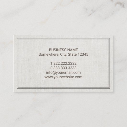 正義のヴィンテージの弁護士の弁護士の旧式なスケール 名刺 (裏面)