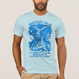 正義の人の滅びは数えられても、悪人の台頭は数えられない。 Tシャツ