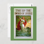 正義の剣を奪う ポストカード (正面/裏面)