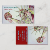 正義の名刺自由の女神 名刺 (正面/裏面)