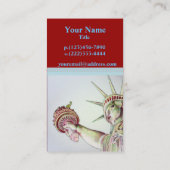 正義の名刺自由の女神 名刺 (裏面)