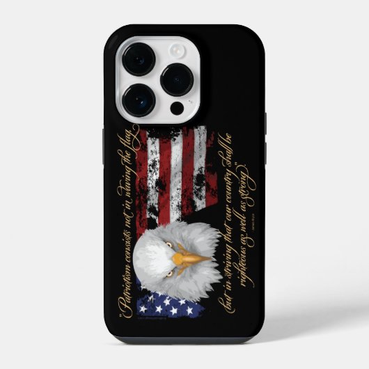 正義の愛国心のケースメイトiPhoneケース iPhoneケース (裏面)