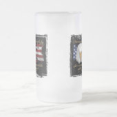 正義の愛国心 フロストグラスビールジョッキ (中央)