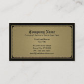 正義の洗練の柱 名刺 (裏面)