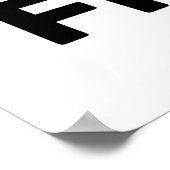 正義の自由の権利の自由を投票 ポスター (角)