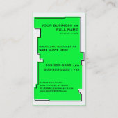 正義はかりで測の奇形 名刺 (裏面)