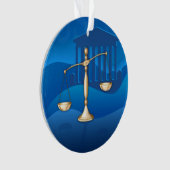 正義はかりで測の オーナメント (正面)