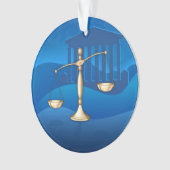 正義はかりで測の オーナメント (正面)
