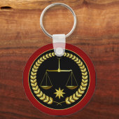 正義はかりで測の キーホルダー (正面)