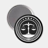 正義はかりで測の |クラシック マグネット (正面/裏面)