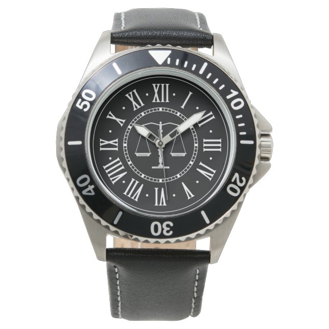 正義はかりで測の |クラシック 腕時計 (正面)