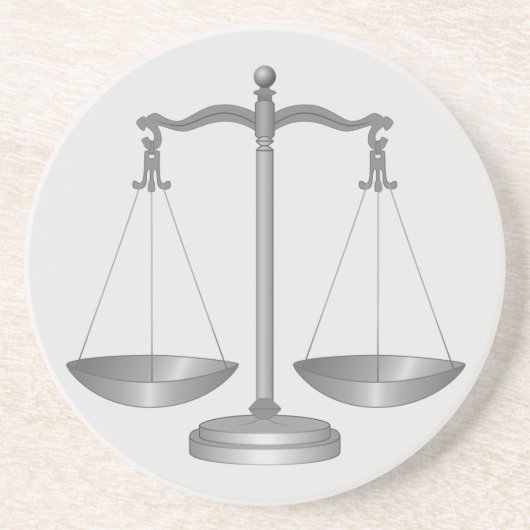正義はかりで測の コースター (正面)