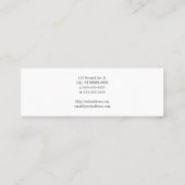 正義はかりで測の スキニー名刺 (裏面)