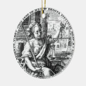 正義はかりで測の セラミックオーナメント (左)