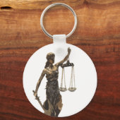 正義はかりで測の |テミス キーホルダー (正面)