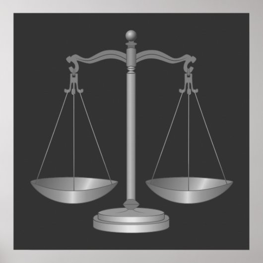 正義はかりで測の ポスター (正面)