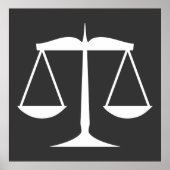 正義はかりで測の ポスター (正面)