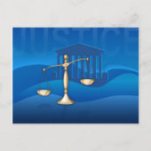 正義はかりで測の ポストカード (正面)