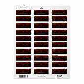 正義はかりで測の |差出人住所ラベル ラベル (フルシート)