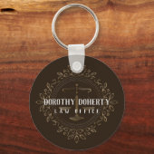 正義はかりで測の |弁護士 キーホルダー (正面)