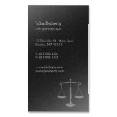 正義はかりで測の |弁護士 マグネット名刺 (正面縦)