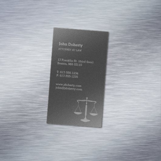 正義はかりで測の |弁護士 マグネット名刺 (インサイチュ)
