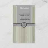 正義はの縞で飾ります。 弁護士の弁護士の法律事務所 名刺 (裏面)